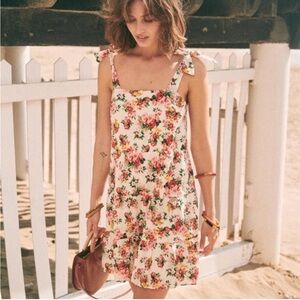 ✨Sezane Anne Floral Mini Dress